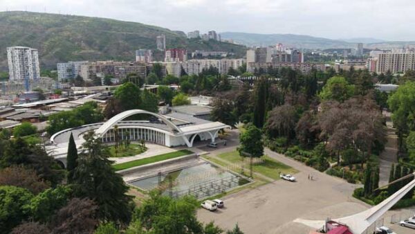 „ექსპო ჯორჯიას“ ტერიტორია, საერთო ხედი, დრონის კადრი