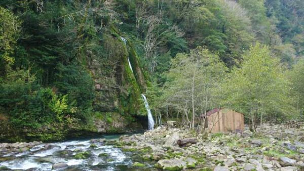 ჩანჩქერი მარტვილში, საერთო ხედი, დრონის კადრი