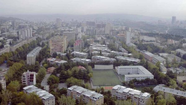 ვაჟა - ფშაველას კვარტალი, საერთო ხედი დრონიდან