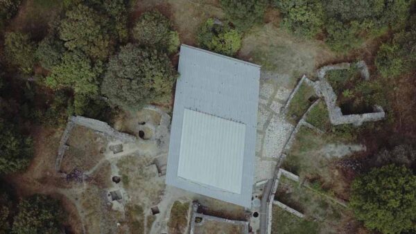 დმანისი, არქეოლოგიური გათხრები, ზედხედი