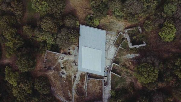 დმანისი, არქეოლოგიური გათხრები, ზედხედი