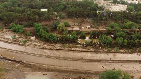 თბილისის წყალდიდობა 2015, ზოოპარკი ზედხედში