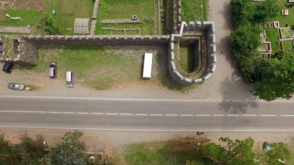 აჭარა, გონიოს ციხე, ზედხედი დრონიდან