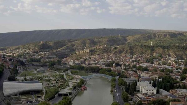 თბილისი, საერთო ხედი, ხედი ნარიყალაზე