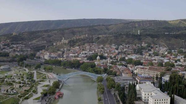 ძველი თბილისი, საერთო ხედი საღამო