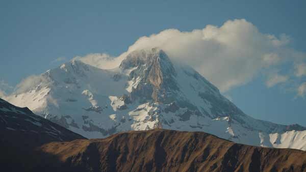 ყაზბეგი, ხედი სტეფანწმინდიდან