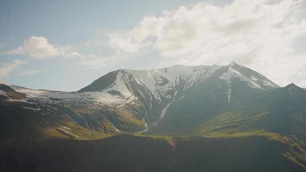 გუდაურის გზა, ხედი მთებზე