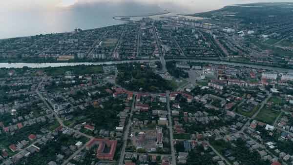 ქალაქის ზედხედი, ფოთი