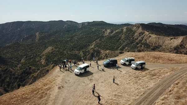 ტურისტები გადასახედთან, ვაშლოვანის ნაკრძალი