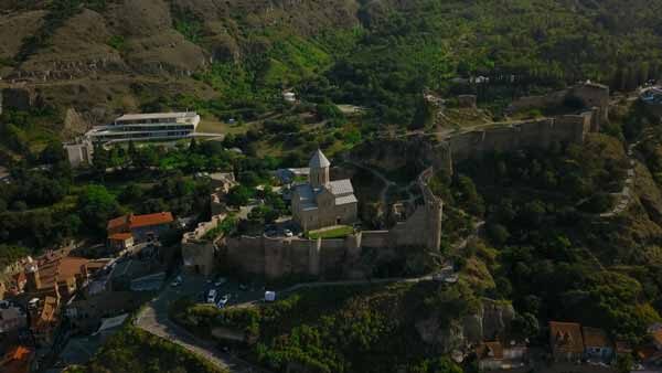აბანოთუბანი, ზედხედი დრონიდან