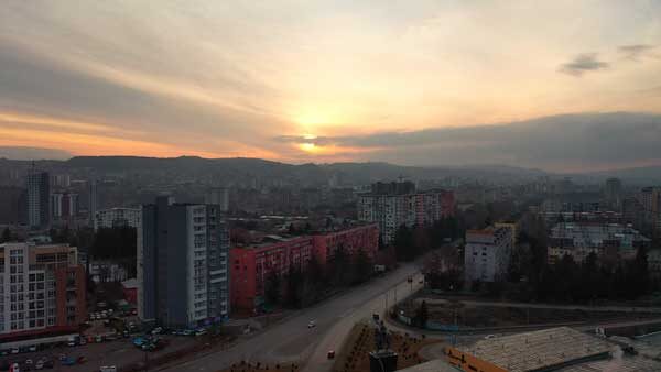 დიღმის მასივი, მზის ჩასვლა