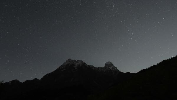 ვარსკლავები, ღამის ცაზე, TimeLapse