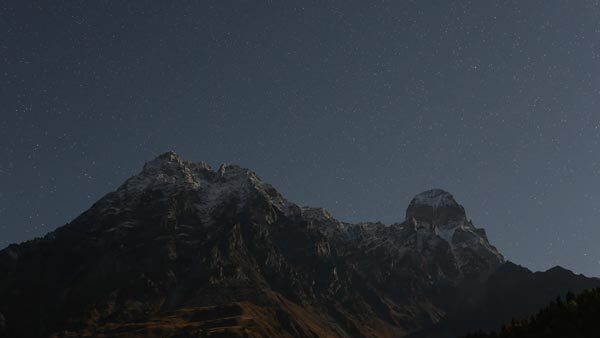 ღამის ცა, ვარსკლავები, Time Lapse