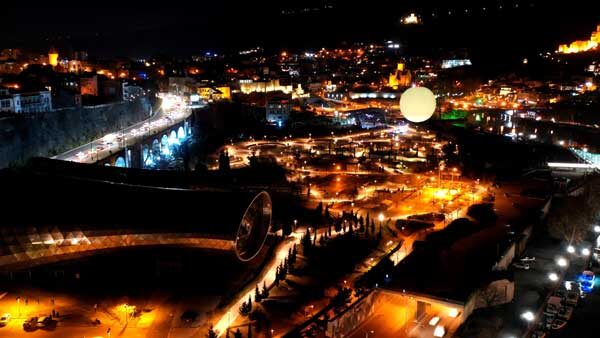 Hyperlapse, რიყის პარკი, მშვიდობის ხიდი