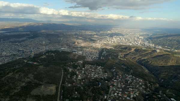 მთაწმინდის პარკი, თბილისის ხედი