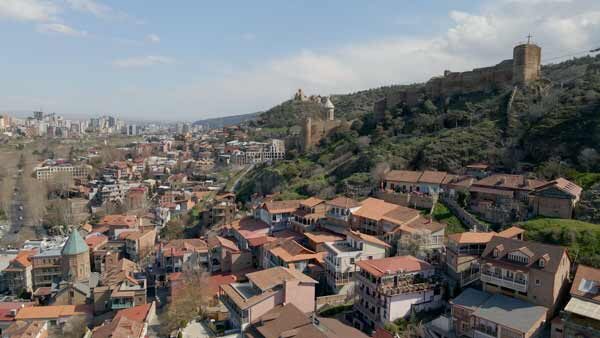 ძველი თბილისი, კალაუბანი, ქალაქის ხედი