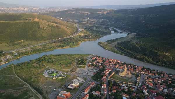 საღამოს ხედი, მცხეთა