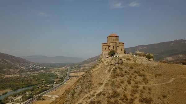 ჯვრის მონასტერი, საერთო ხედი, მცხეთა