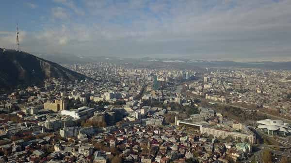 თბილისის ხედი, სოლოლაკი, ანძა
