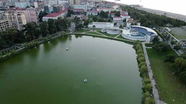 26 მაისის პარკი, ბათუმის დელფინარიუმი, ტბა