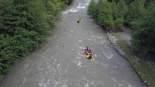 ჯომარდობა, რაფტინგი