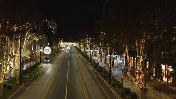 საახალწლო განათებები და დეკორაციები, თბილისი