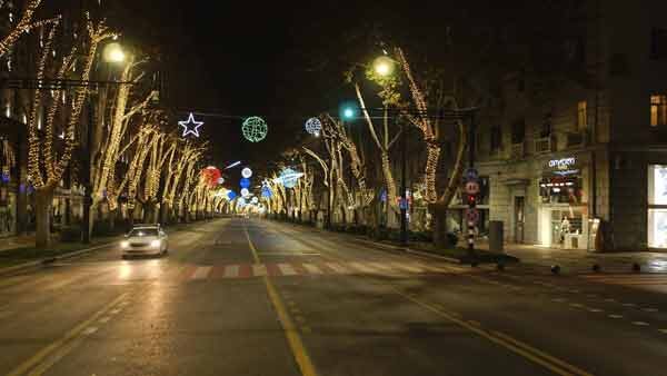 თბილისი, საახალწლო განათებები და დეკორაციები