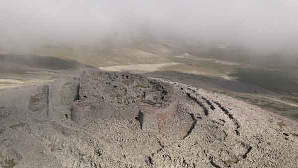 აბულის ციხე, ზედხედი