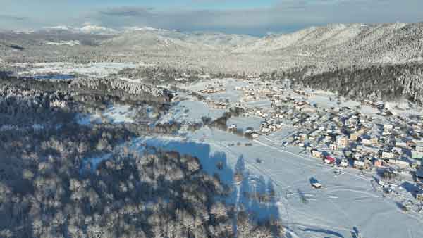 დეკემბერი ბაკურიანში, თოვლი