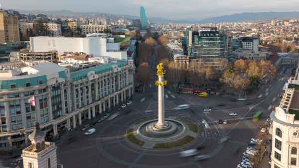 თბილისის ხედი, ბარათაშვილის ხიდი, საჰაერო ბურთი
