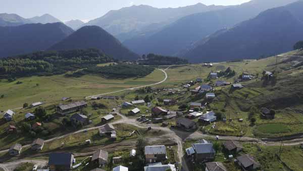 სოფლის ხედი, ომალო თუშეთი