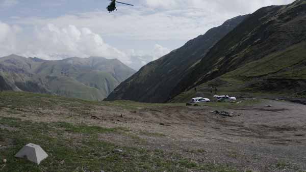საავტომობილო გზა, თუშეთიб ვერთფრენი, სამაშველო ვერთფრენი