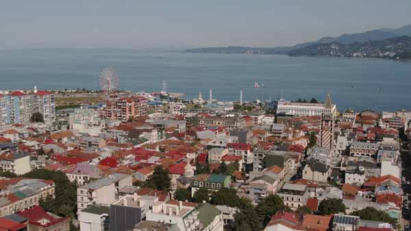 ძველი ბათუმი, ხედი დრონიდან