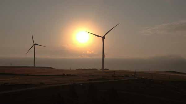 გორის ქარის წისქვილი, მზის ჩასვლა