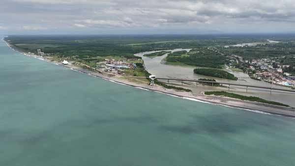 ანაკლია , ხედი ზღვიდან