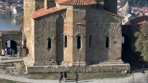 ჯვრის მონასტერი, ხედი დრონიდან