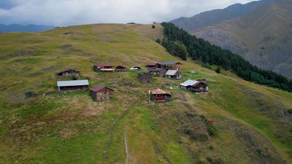 თუშეთის გზა, ბუმება, ხედი, მთები