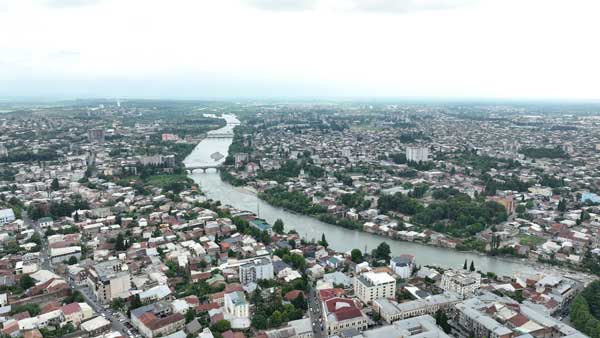 ქუთაისი, ხედი დრონიდან